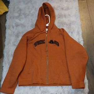 ♡Texas Longhorns Antigua Women's Burnt Orange Zip Up Hoodie♡